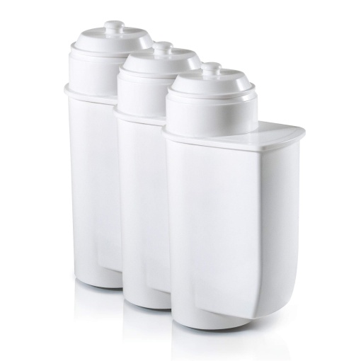Filtru de apa Bosch BRITA Intenza TCZ7033, reduce continutul de calcar al apei, reduce substantele care afecteaza gustul, potrivit pentru aparatele de cafea complet automate din seria Vero si aparatele de cafea incorporate complet automate, alb