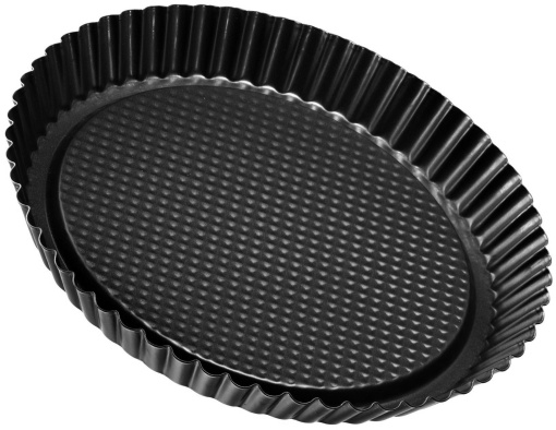 Forma Zenker Fruitcake 28cm PURE, Forma de copt pentru samburi delicioase de fructe, Tort si Quiche (Culoare: Negru), Cantitate: 1 bucata