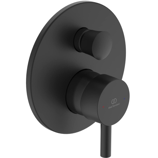 Ideal Standard A7389XG Ceraline Robinet de baie pentru 2 functii, negru (negru matase)