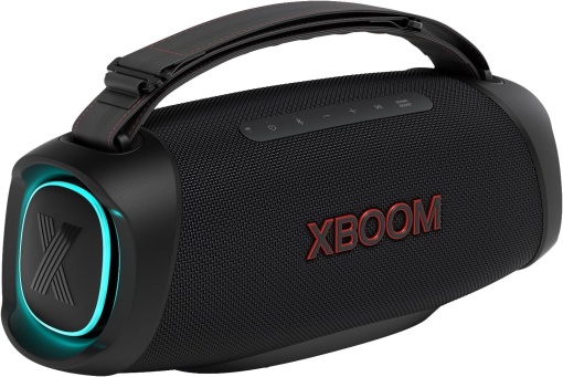 LG xboom Go DXG8T difuzor portabil Bluetooth 120W Google Assistant Siri iluminare negru anul model 2024