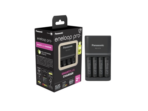 Panasonic eneloop SmartPlus K-JJ55HCD40E Incarcator Rapid 1-4 AAAAA 2500 mAh Negru