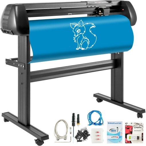 Plotter VEVOR 720mm Vinil si Folii Precizie 001mm 3 Lame Incluse