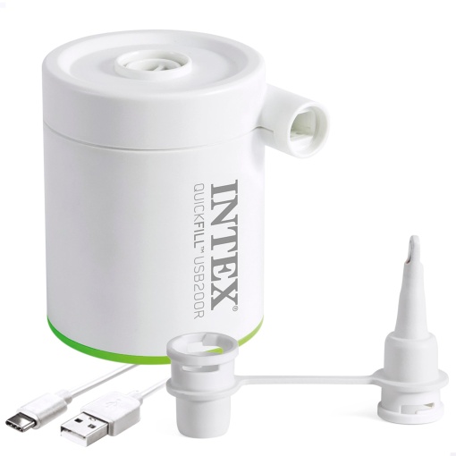 Pompa de aer Intex Quickfill USB200R, Dimensiune: 8 cm x 7 cm x 8 cm (66637)