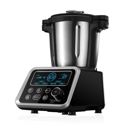 Robot de bucatarie Ufesa Totalchef RK5 cu gatit, diverse programe pentru gatit, putere de 1700 W, afisaj LCD, carafa cu capacitate de 3,5 l, inclusiv carte de retete PDF, fara BPA