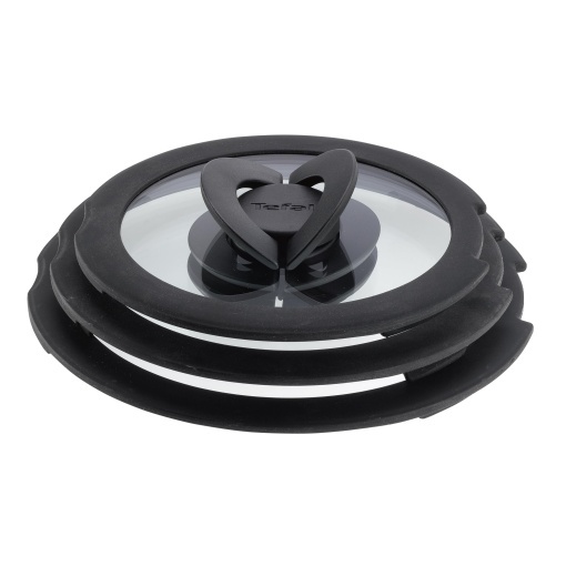 Set capace sticla Tefal Ingenio L98491 3 piese 161820 cm design compact si pliabil