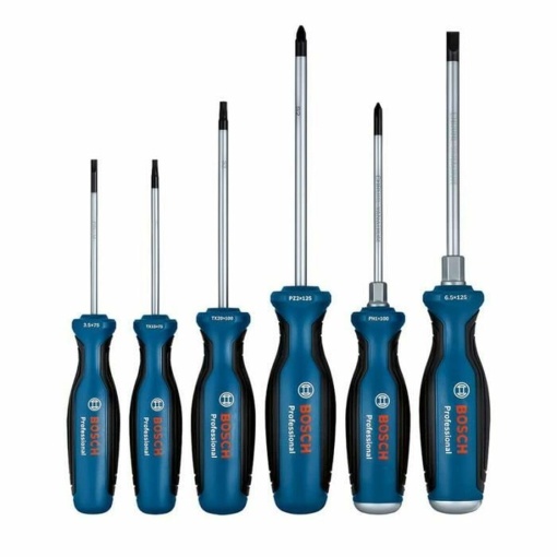 Set de surubelnite profesionale Bosch 6 buc SLPHPZTX incl SL 35x75mm TX 20x100mm TX 15x75mm SL 65x125mm PZ 2x125mm PH 1x100mm inlay