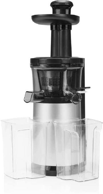 Storcator lent Tristar - cu functie de curatare automata, 55 rotatii pe minut, castig ridicat de suc si conservare a vitaminelor, SC-2303, Negru