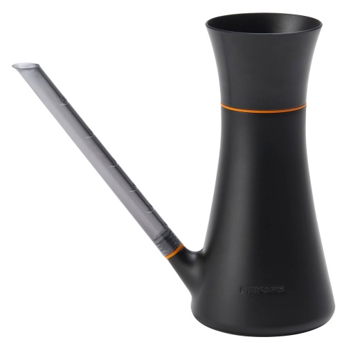 Stropitoare cu capac Fiskars, 1,2 l, se poate umple fara a scoate capacul, inaltime: 25,8 cm, negru/portocaliu, 1071307