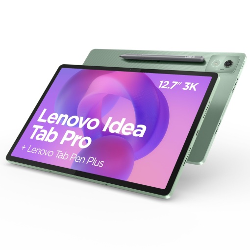 Tableta Lenovo Idea Tab Pro | Afisaj 3K de 12,7" | MediaTek Dimensity 8300 | 8 GB RAM | 256 GB eMMC | Android 14 | Verde spuma de mare | inkl. Stilou Plus
