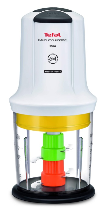 Tefal MQ7231 Tocator electric de alimente 0,5 l, negru, transparent, alb, 500 W - Tocator electric de alimente