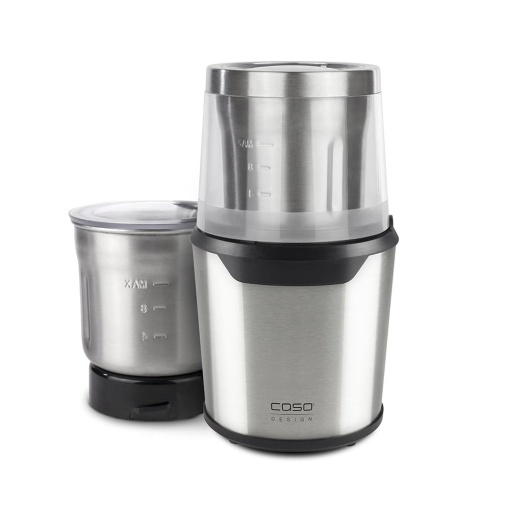 Tocator electric CASO UZ 200 din otel inoxidabil multifunctional ideal pentru nuci legume si cafea