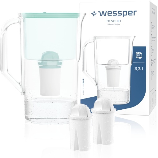 Wessper AquaClassic Basic 28L Filtru Apa Compatibil Brita Classic Design Modern