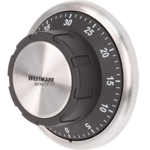Westmark Cronometru pe termen scurt/cronometru de bucatarie, mecanic, magnetic, 1-60 minute, otel inoxidabil/plastic, Redondo, antracit/argintiu, 10922260