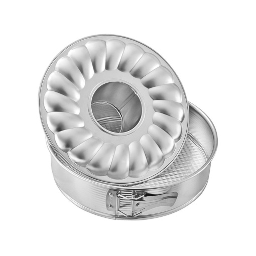 Zenker 6808 Tava cu baza plata si tub O 26 cm, argintiu