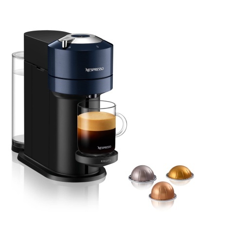 Aparat de cafea Nespresso Krups Vertuo Next, Albastru, Espressor YY4974FD