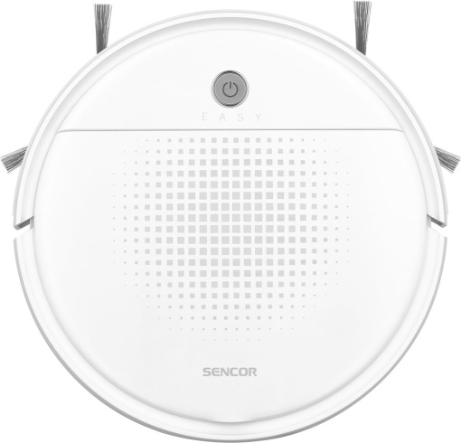 Aspirator robot SENCOR cu functie de stergere SRV 1550WH - Aspirator robot ultra-silentios si compact, tehnologie inteligenta de navigatie Smart Room si functie de stergere, Ideal pentru parul animalelor de companie