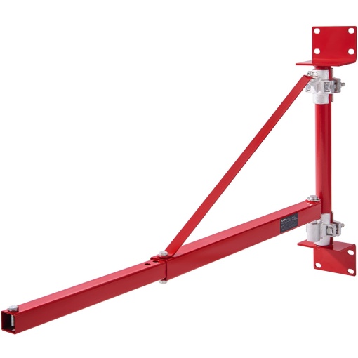 Brat de sustinere a palanului electric VEVOR Capacitate de incarcare de 300 kg Brat pivotant cu bara Cadru de ridicare din otel, brat de ridicare pivotant de 180 deg Brat de ridicare a troliului Brat de ridicare pentru atelier Garaj
