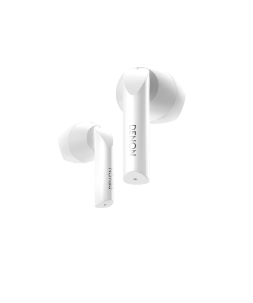 Casti intraauriculare Denon AH-C500W True Wireless, casti Bluetooth rezistente la apa cu microfon incorporat - alb