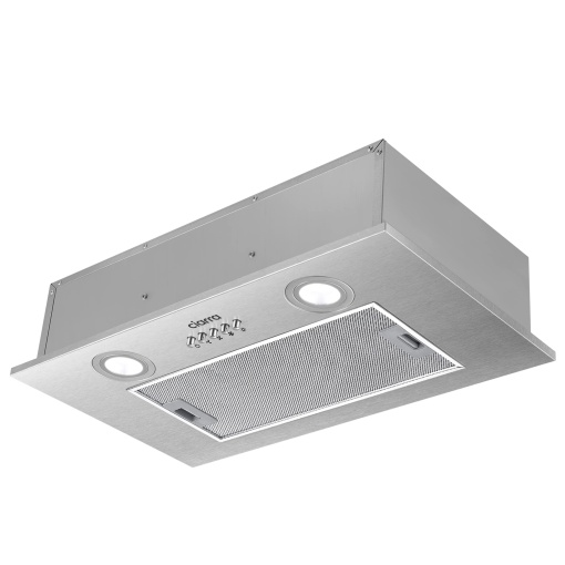 CIARRA CBCS5913A Modul ventilator hota incorporat 52cm latime 300m3/h Hota de evacuare a aerului din otel inoxidabil 3 niveluri de putere Compatibil CBCF005 filtru cu carbune activ