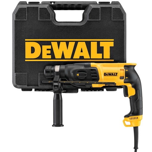 Ciocan combinat DEWALT SDS-plus 26 mm D25133K 800 wati max energie de impact unic 26 jouli ciocan electropneumatic cutie de viteze complet sincronizat
