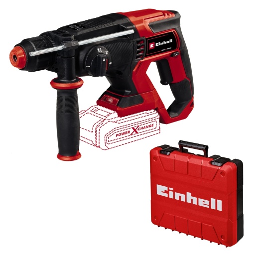 Ciocan rotopercutor cu acumulator Einhell TE-HD 18/20 Li-Solo Power X-Change (18 V, 1,8 J, capacitate de gaurire de 20 mm in beton, 4.750 min-1 max. rata de impact, incl. carcasa, fara baterie)