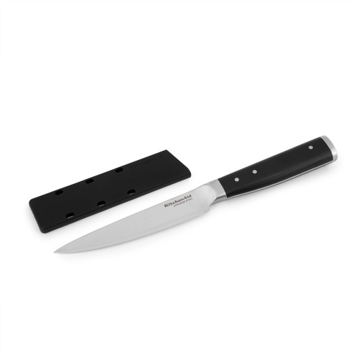 Cutit utilitar KitchenAid Gourmet 11 cm Negru Otel Japonez Carbon