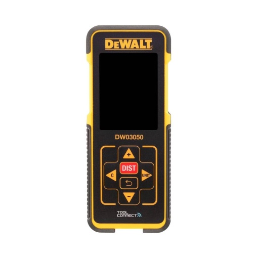 Dewalt Laser Distance Meter DW03050 interval 01-100 m pentru masurarea lungimii suprafetei si volumului in metri si inci cu functie de memorie pentru