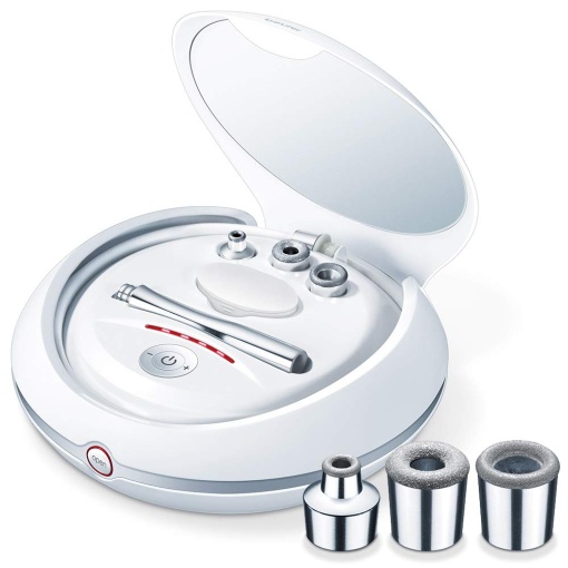 Dispozitiv de microdermabraziune Beurer FC 100, peeling facial cu efect anti-imbatranire si masaj cu presiune negativa, curatare faciala acasa