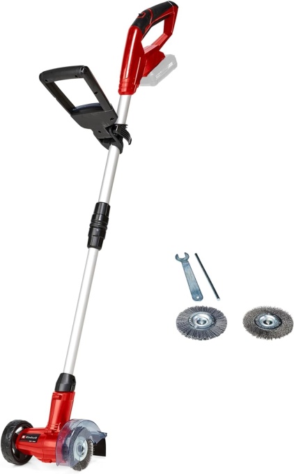 Einhell Curatator de chit fara fir GC-CC 18 Li Solo Power X-Change (ghidon telescopic infinit variabil, perii interschimbabile, livrare fara baterie si incarcator)