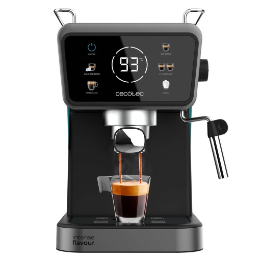 Espressor Cecotec Power Espresso Touch Coldbrew. Espresso si cappuccino, cafea rece, presiune de 20 bari, gura de scurgere cu abur pivotanta pentru iubitorii de cafea buna.