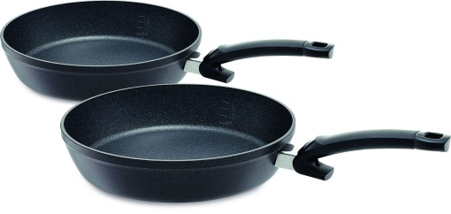 Fissler Advantage Set Adamant Comfort / 2 buc. (24 cm + 28 cm) tigai din aluminiu acoperit Tigaie antiaderenta, rezistenta la zgarieturi, potrivita pentru inductie