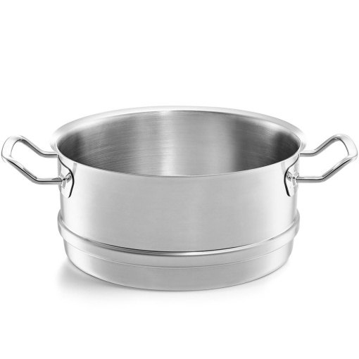 Fissler Original-Profi Collection/Insertie pentru abur din otel inoxidabil (O 28 cm) Insertie pentru abur pentru oala, abur perforat cu inductie - inductie, argintiu