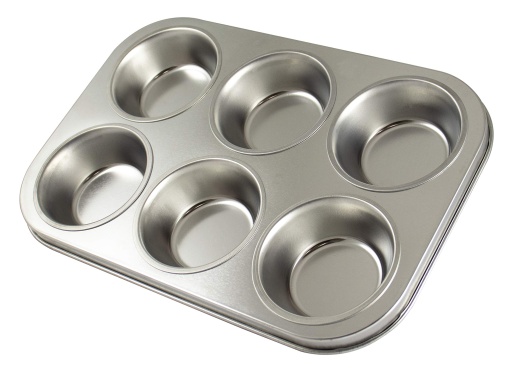 Forma pentru briose Zenker 62230 6 bucati 29x195 cm Argintiu Antiaderent