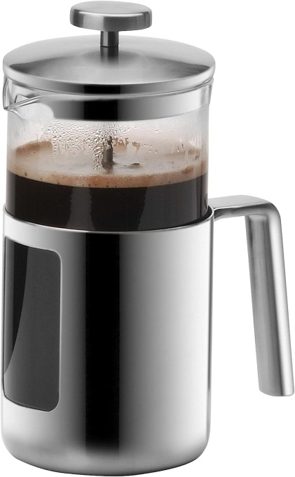 French Press WMF Kult 1L Cromargan Otel Inoxidabil Sticla Rezistenta la Temperaturi Ridicate