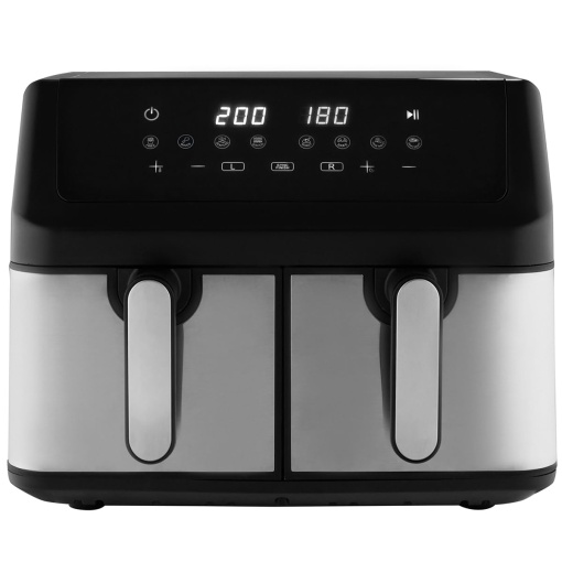 Friteuza cu aer cald ProfiCook PC FR 1296 H 9L 2 compartimente 8 programe automate