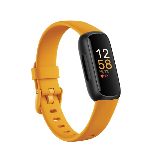 Google Fitbit Inspire 3 - Tracker de sanatate si fitness Femei / Barbati - Masurarea ritmului cardiac, managementul stresului, analiza somnului si pana la 10 zile de viata a bateriei - Ceas de fitness compatibil cu Android / iOS