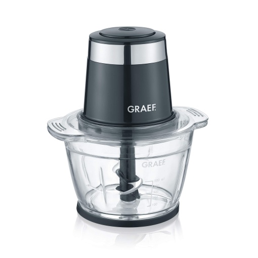 GRAEF CH502EU Tocator, sticla, 1 litru, negru