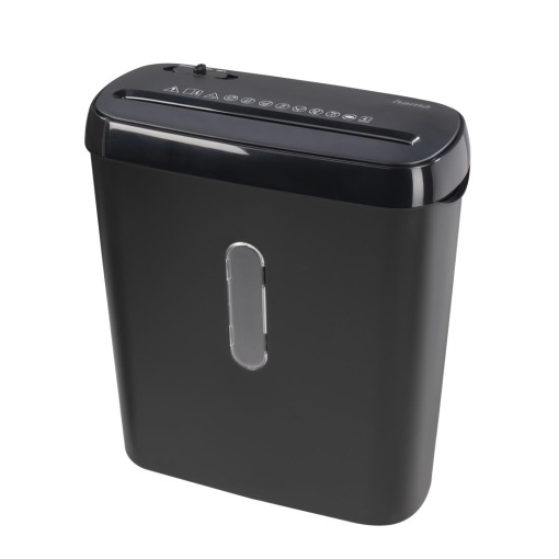 Hama Document Shredder Feeder Professional Home Office Strip Cut Shredder Electric 6 coli de hartie Tocator Cos de gunoi de 8 litri Nivel de securitat