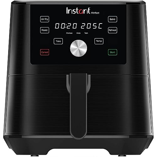 Instant Brands Vortex 6 Plus 4-in-1 Friteuza cu aer 1700W, 3.7L - Prajire cu aer, coacere, prajire, gratar, deshidratator si incalzitor de alimente