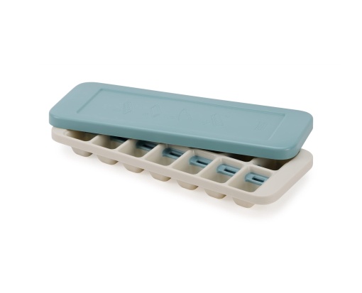 Joseph Joseph Duo Tava pentru cuburi de gheata QuickSnap(tm) cu capac stivuibil - Albastru