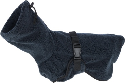 Kerbl Halat de baie pentru animale de companie pentru caini albastru L lungime spate 60 cm