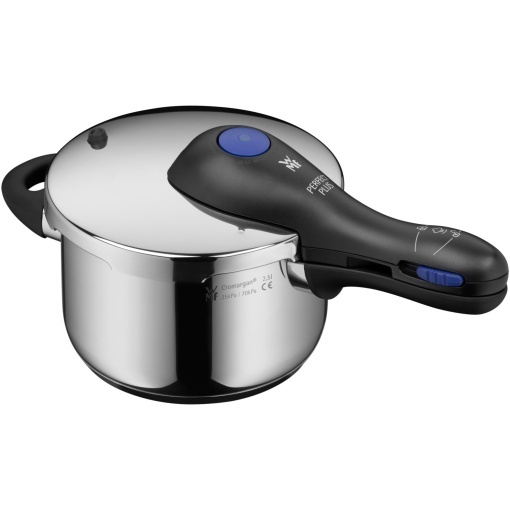 Oala sub presiune WMF Perfect Plus One Pot Inductie 25l Oala sub presiune cu ignifug Semnal mare de gatit 2 setari de caldura Maner cu capac detasabil