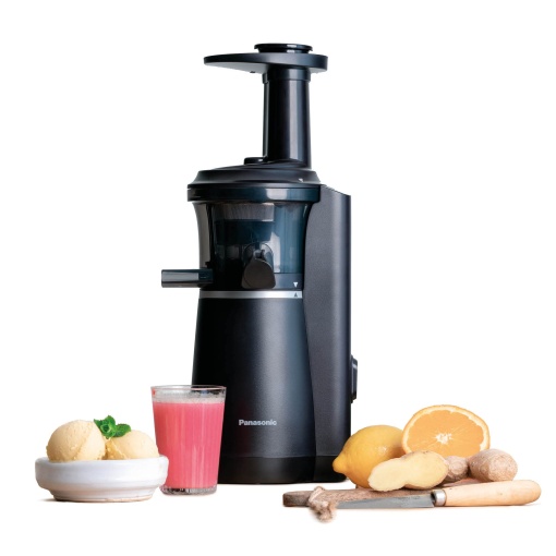 Panasonic Slow Juicer MJ-L501KXE Juicer (storcator pentru fructe/legume, storcator, productie de sorbet, storcator electric, 150 W, negru)