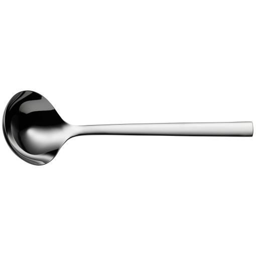 Polonic de supa WMF Nuova 29 cm, lingura de sos, cap mic de polonic, 80 ml, otel inoxidabil Cromargan lustruit, poate fi spalat in masina de spalat vase