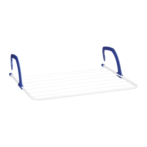 Relaxdays, uscator alb suspendat, uscator de rufe suspendat, calorifer si balcon, suport mare pentru rufe, lungime de uscare de 4,8 m