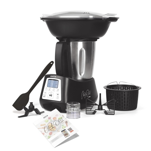 Robot de bucatarie multifunctional Jocca | Robot de bucatarie multifunctional | 12 Functii | 10 programe integrate | 10 viteze | Capacitate de 3,5 litri | 1200W | Otel inoxidabil | Cu cantar integrat