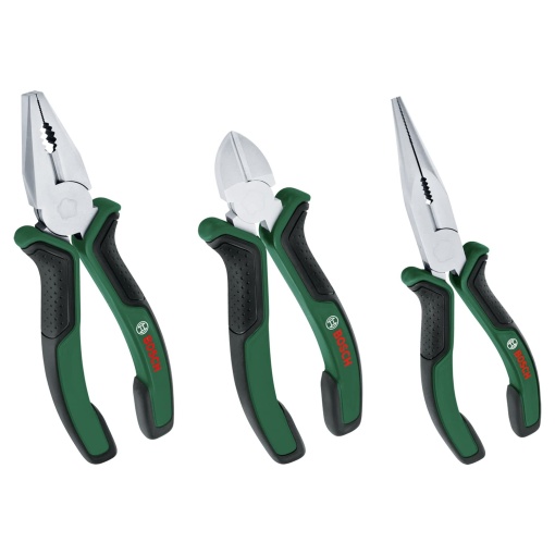 Set clesti Bosch 3 piese otel carbon ergonomici rezistenta la rugina