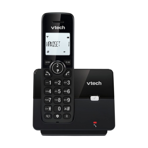 Telefon fara fir VTech CS2000, mod ECO+, telefon fix, negru, blocarea apelurilor, functie hands-free, butoane mari, afisaj cu doua linii