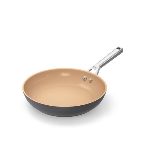 Tigaie ceramica Ninja Extended Life 24cm Terracotta Gri antiaderenta compatibila inductie