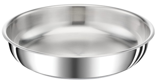 Tigaie Tefal Ingenio Preference 28 cm, stivuibila, otel inoxidabil, inductie, versatilitate, economie de spatiu, L9720602, argintiu